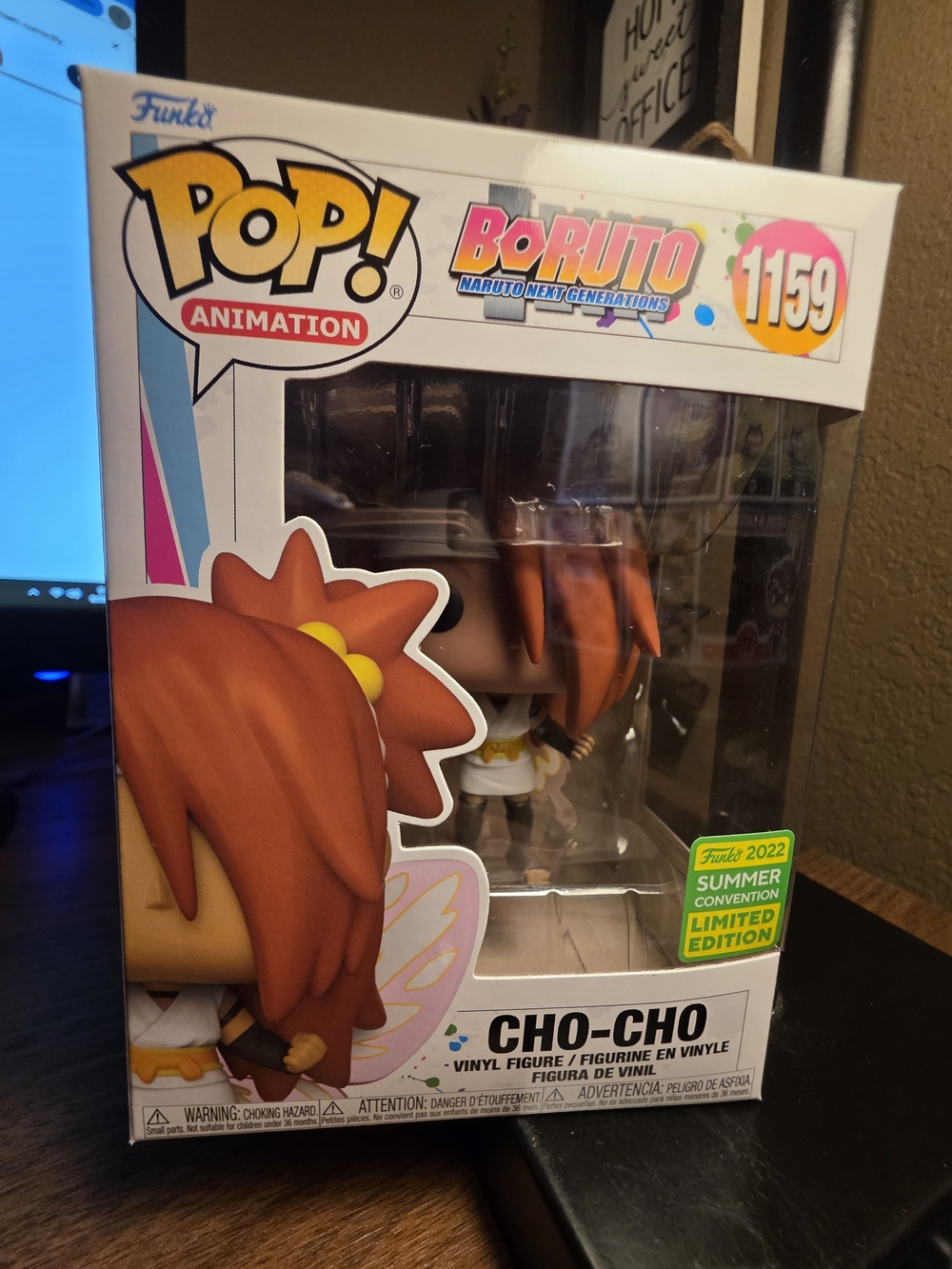 Funko Pop! Animation Boruto Cho-Cho Vinyl Figure - Orange Hair (Limited Edition)
